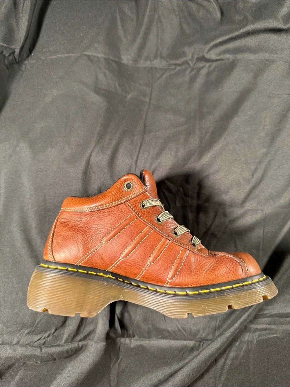 Dr Martens Chunky Platform Brown Boots Vintage 2C01 Retro Y2K Men 7 Women 8 39EU